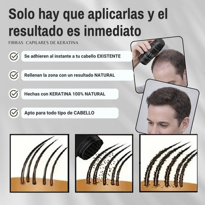 KERAVITÉ Toppik™ - Fibras Capilares, Volumen al instante